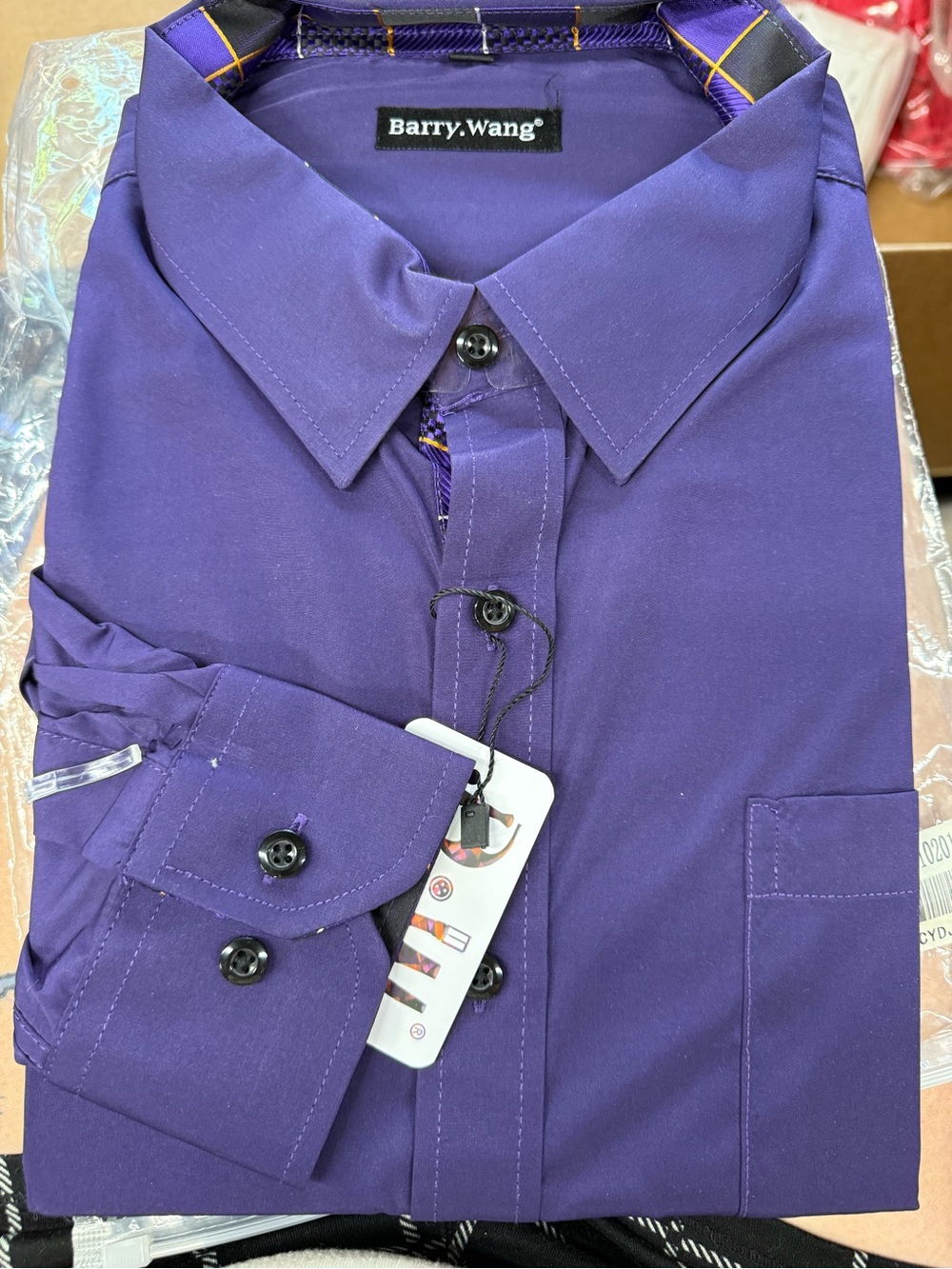 Men's Purple Dress Shirt